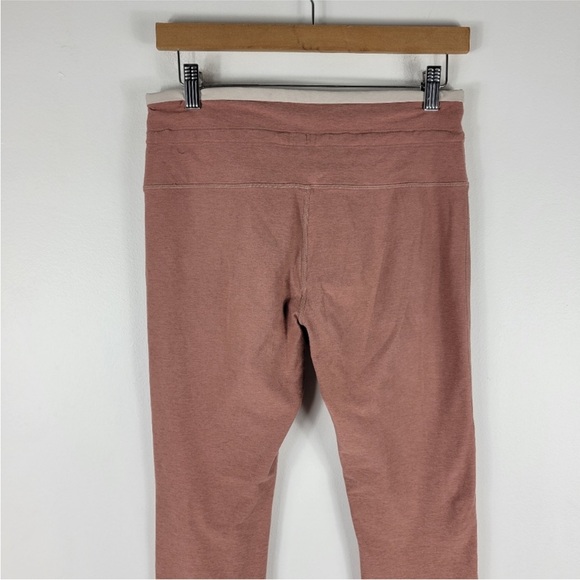 Vuori Vibe Elevation High Waist Drawstring Ankle Leggings Dusty Rose Mauve Sz M - Picture 9 of 14